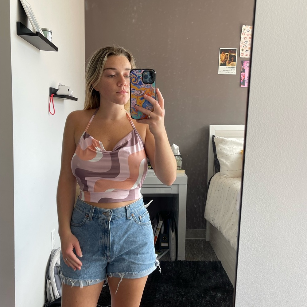 Cowl neck top